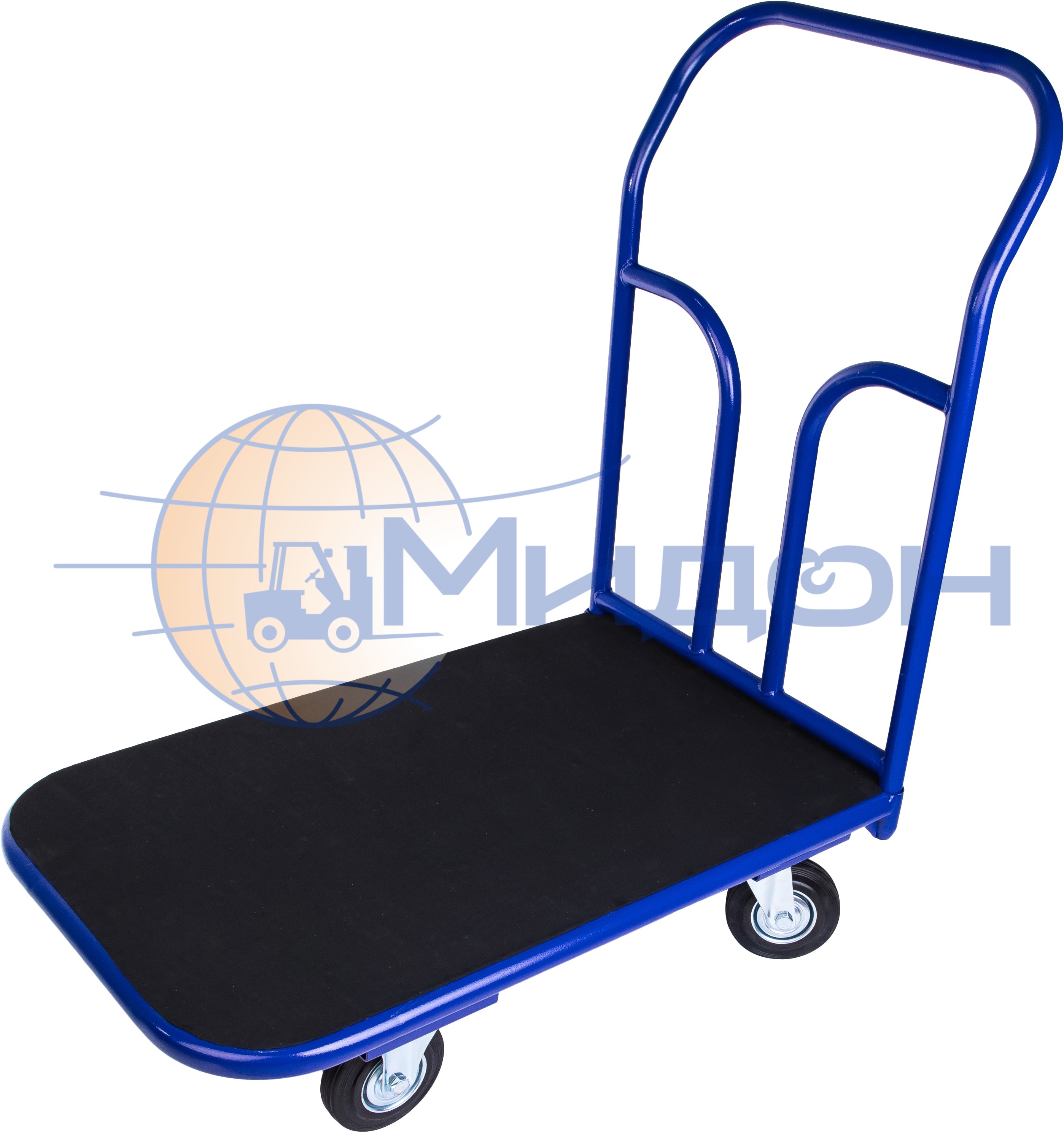 Тележка платформенная с противоскользящим резиновым покрытием ТПР 6 ( 800х1200 ) (без колёс)