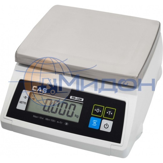 Весы порционные CAS SW-10W, влагозащищенные