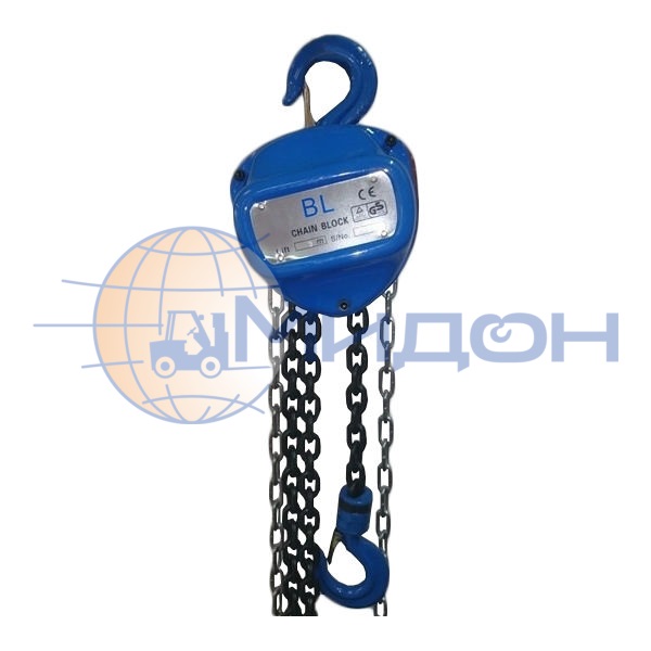 Таль ручная цепная стационарная BL (HSC) 1т 9м