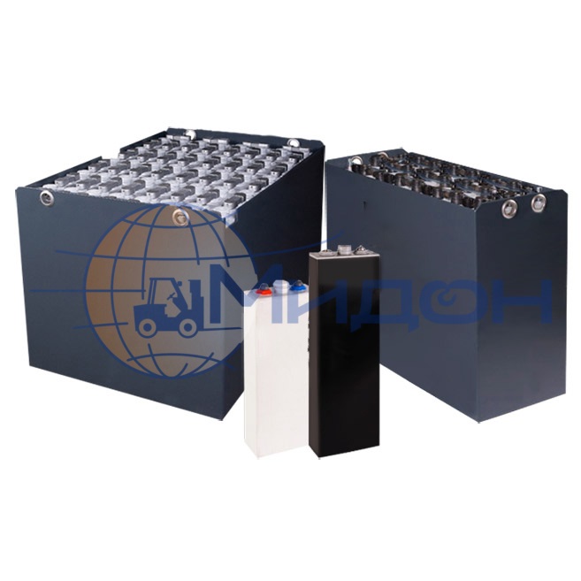 Аккумуляторная батарея тяговая (АКБ) 12V4PzS400Ah ( 610 х 182 х 627 мм)  Болгария