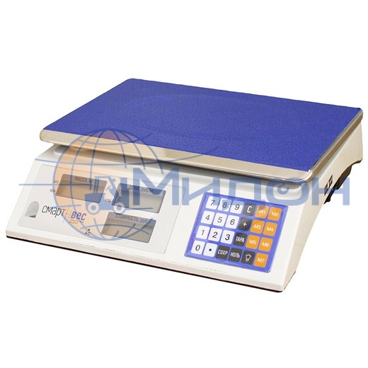 Весы торговые Смартвес ВП-6 без стойки, с поверкой