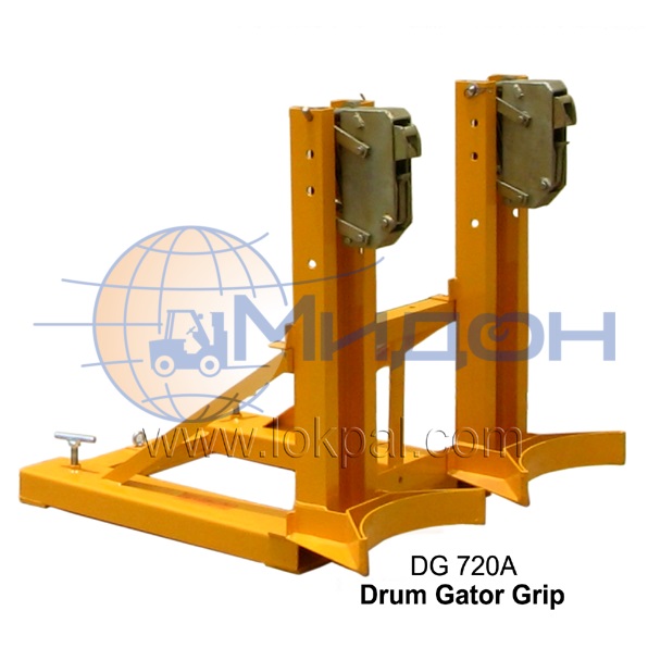 Захват на вилы погрузчика для бочек Euro-Lift DG720A (720кг) 2 бочки