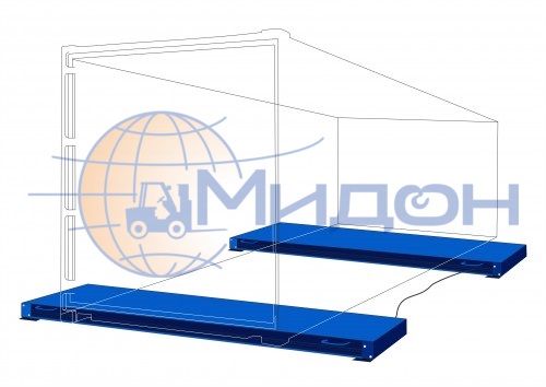 Весы контейнерные ВСУ-Т40000-8 (8/8) ВСУ-ТК(9.2)40/3,0х0,75(8/8)