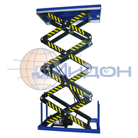 Стол подъёмный стационарный HFP 0442 400 кг, ДхШхВ(min/max): 1700х1000 х 600 / 4200 мм, ход- 3600 мм