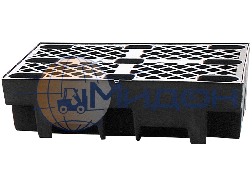 Контейнер пластиковый под локализацию ПдО Б2Р 1220 х 820 х 330 с пластиковым паллетом