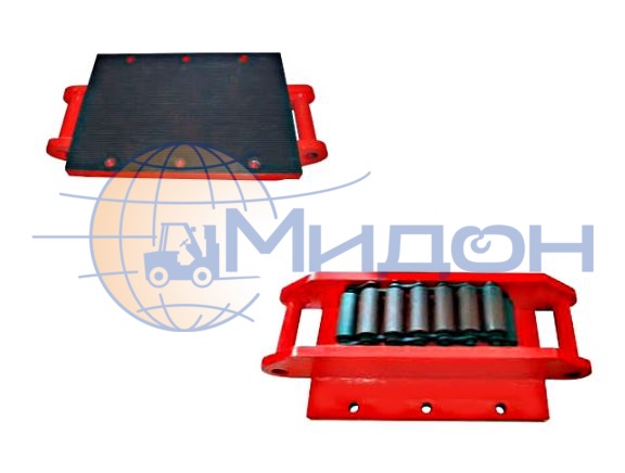 Роликовая платформа (подводная опора) неповоротная VA2.5 г/п 2.5тн