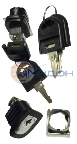 Замок-кнопка для шкафа архивного