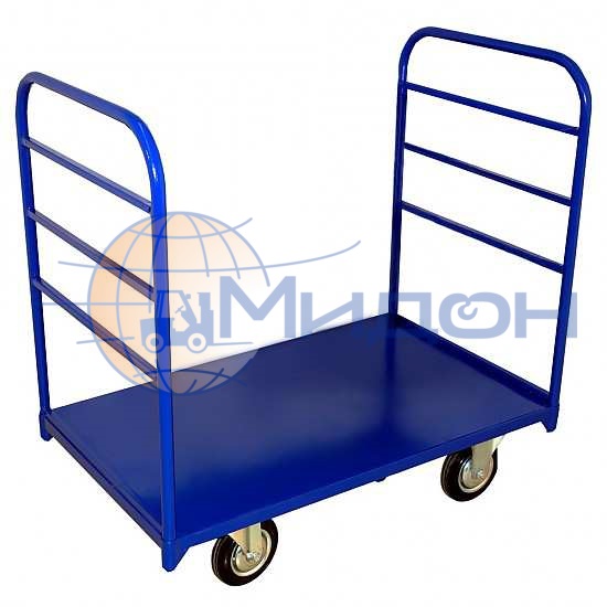 Тележка платформенная многоярусная с двумя ручками (база) ТЯ 1 ( 500х800 ) (без колёс)