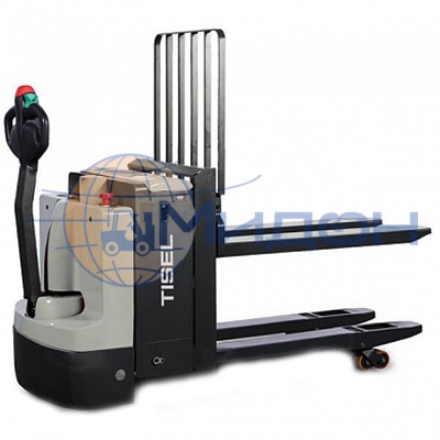 Тележка самоходная (транспортировщик паллет) ET20I TISEL Technics (Германия) 2000/1000+1000 кг, с АКБ и ЗУ, двойной подъем (120/550)