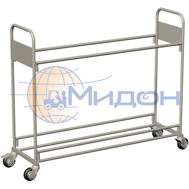 Тележка для транспортировки колёс 06.306-9007 Ferrum (2 яруса, 4 поворотных колеса) 1533х417х1130h