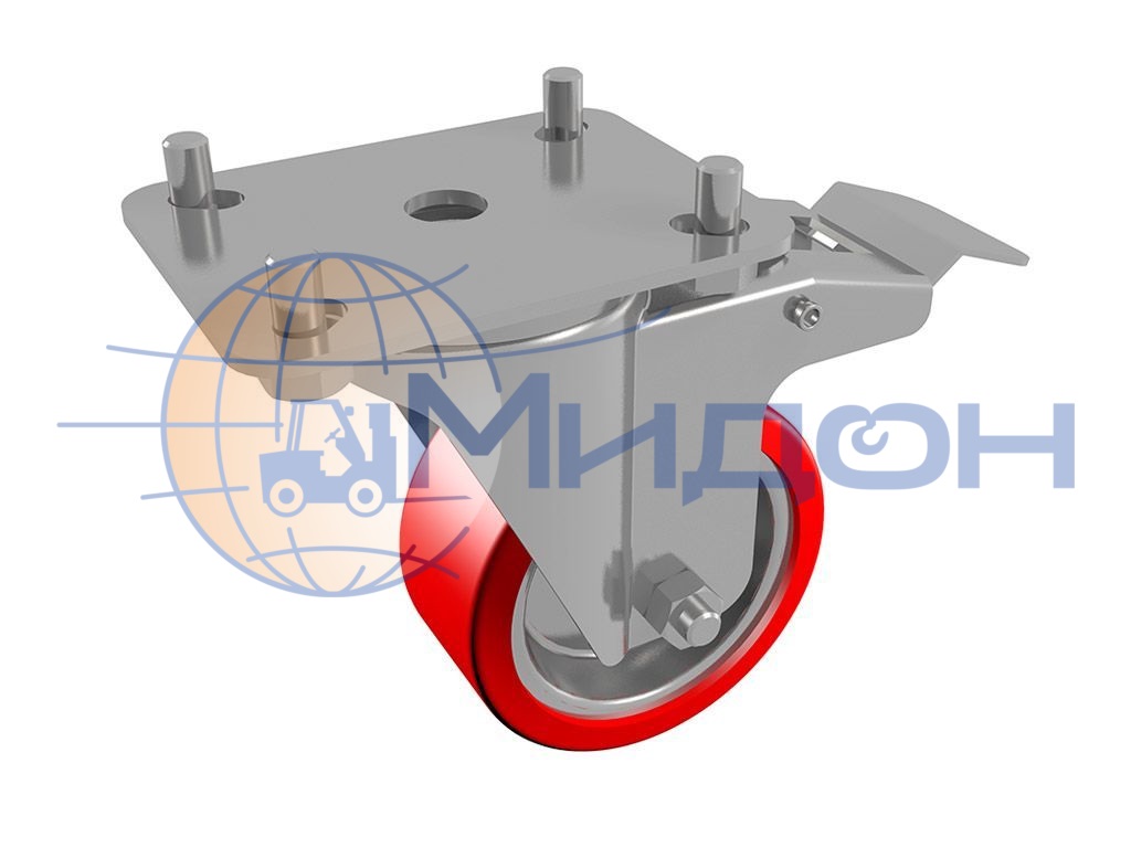 Комплект колес для инструментальной тумбы, тележки WS (4 шт.)