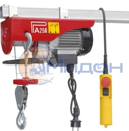 Мини таль электрическая OCALIFT PA-1000 г/п 500/1000кг трос 12м 220В (1950Вт)