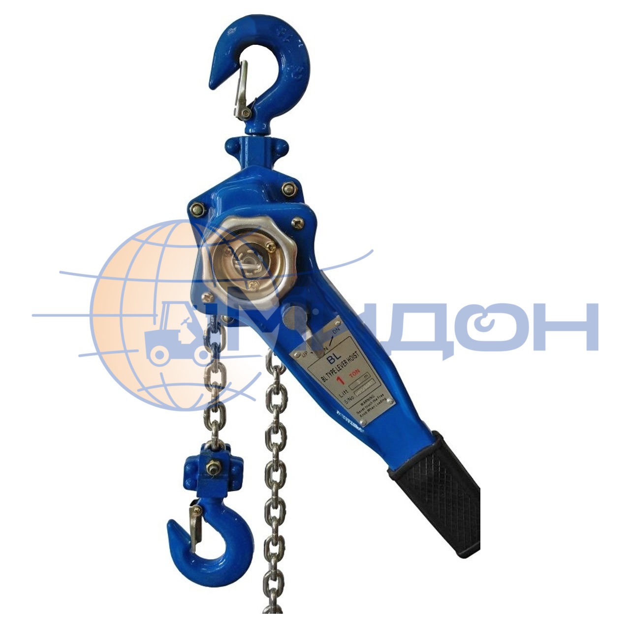 Таль ручная цепная рычажная стационарная BL (HSH) 1т 9м