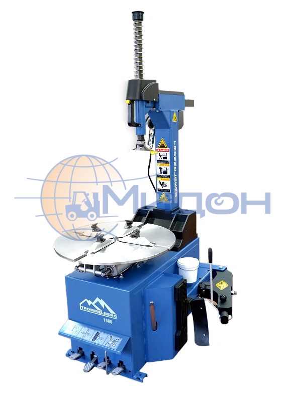 Станок шиномонтажный автоматический 1885 3P, внешний зажим 22”, 2 скорости, 380V/50HZ/3P Trommelberg (Германия)