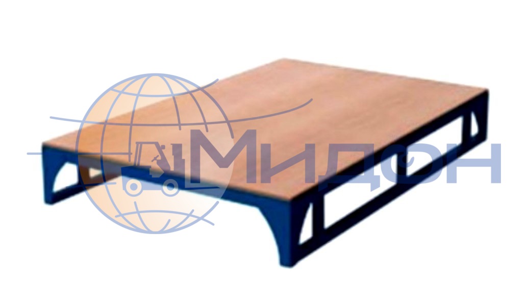 Поддон (паллет) металлический, окрашенный ПМФЛ ( 800х1200х150 ) (500кг)