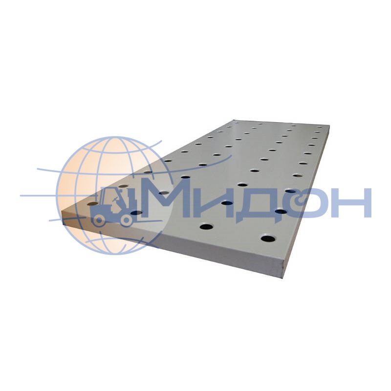 Полка для стеллажа Лайт ТСп сс 700х800 перфорированная 120 кг, вкл. комплект крепежа