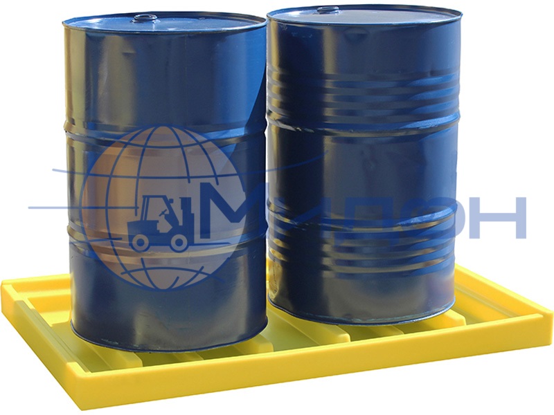 Контейнер пластиковый под локализацию ПдО 145 1460 х 960 х 120 поддон на 145 литров