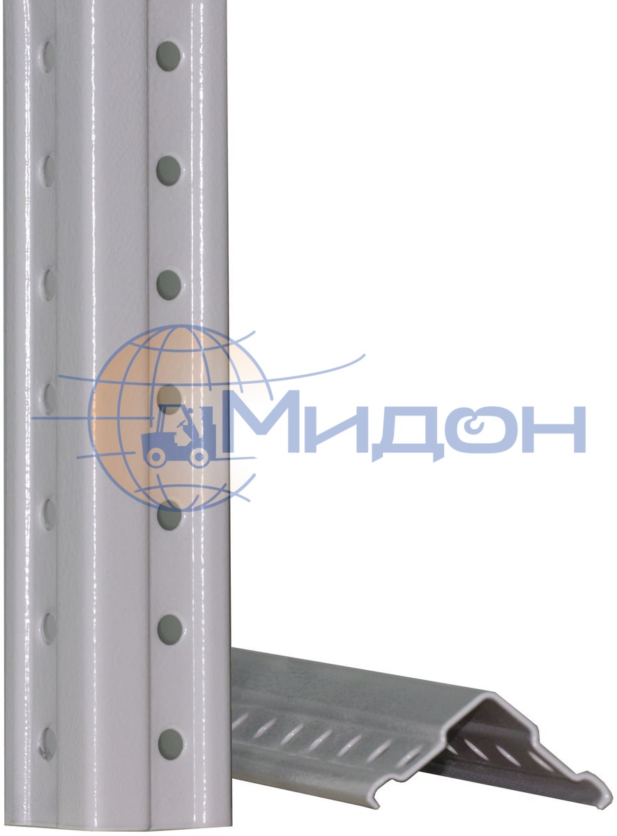 Стойка для стеллажа Лайт ТСп сс 2500 , вкл. подпятник ТС - 1 шт, угольник жесткости ТС - 4шт, комплект крепежа