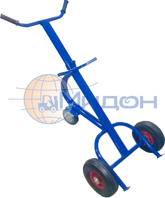 Тележка двухколесная ДБ-200 (300кг) для бочек без колёс