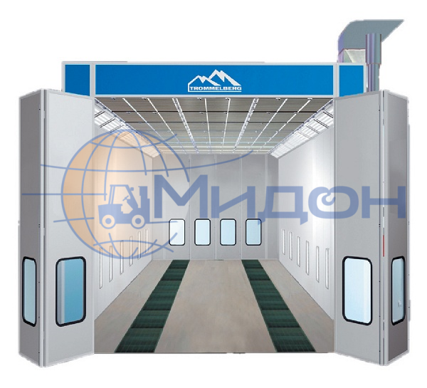 Индустриальная окрасочно-сушильная камера Trommelberg (Германия) SB-12.5.5,5 GB