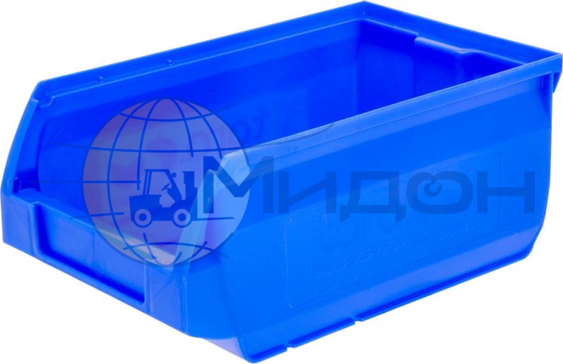 Лоток пластиковый для склада ITALIA Sanremo 5001, синий, сплошной 170 х 105 х 75