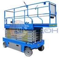 Подъёмник ножничный самоходный SP32120GS TISEL Technics (Германия) 320 кг, высота рабочая- 13,8 м