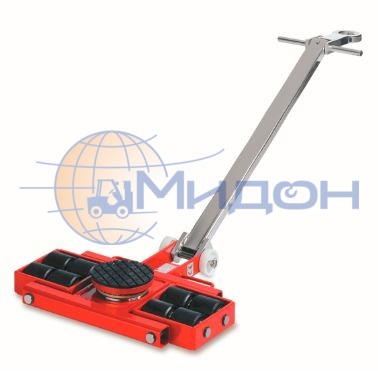 Роликовая платформа (подводная опора) поворотная X8 г/п 8тн