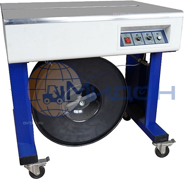 Стреппинг машина полуавтоматическая SP A2H для упаковочной ленты ПП (до 15,5мм), открытый корпус