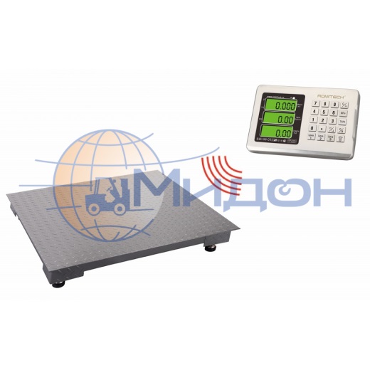 Весы товарные платформенные BLES-2000, беспроводные