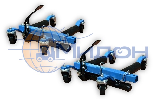 Тележка колесная для перемещения автомобиля, гп 680кг, гидравлическая, комплект 2 шт. Trommelberg (Германия) SD12680