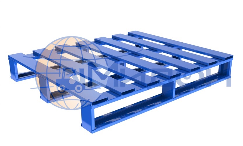 Поддон (паллет) металлический, окрашенный ПМК-0 Фин ( 1000х1200х150 ) (500кг)