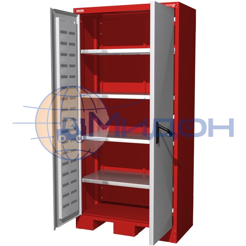 Шкаф инструментальный 08.3004 Ferrum Титан (4 полки)