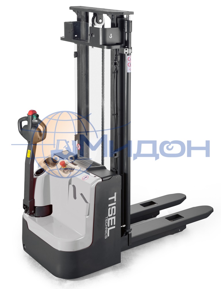 Штабелёр самоходный ESL12B SX200 (105Ah) TISEL Technics (Германия) 1200 кг, 2000 мм, с необслуживаемой АКБ и ЗУ