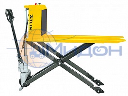 Тележка гидравлическая (рохля) JFD8 (1т) с ножничным подъёмом до 800мм, электрическая