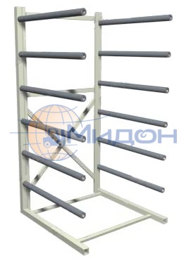 Стойка под бамперы (6 уровней) 06.502/F-9007 Ferrum 1000х1080(глубина)х2000(высота)мм