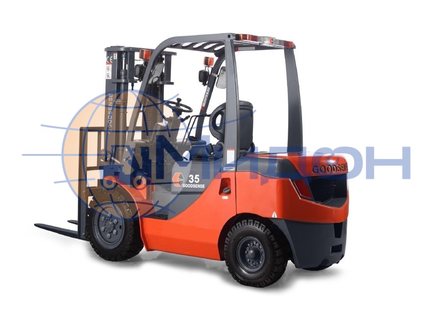 Погрузчик вилочный Дизельный Goodsense FD35G-X12 (3,5т 3м) Двигатель Xinchai C490BPG, мачта FV 3.0, вилы 1070 мм