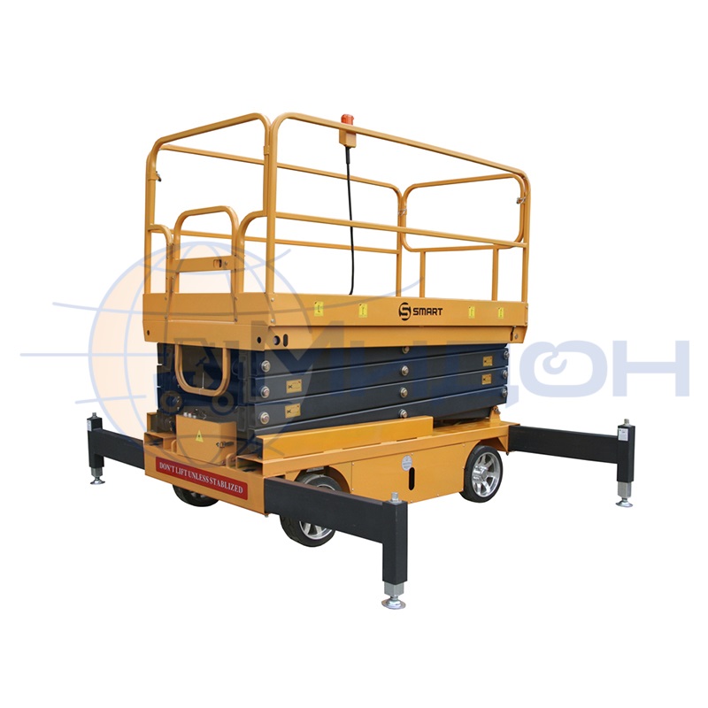 Подъемник ножничный передвижной с электроподъёмом SMART SJY-0.3-11 (300кг, 11м)