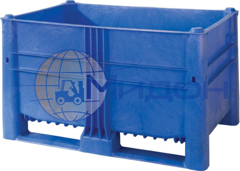Контейнер пластиковый 10-080 ТН (СЭТ) крупногабаритный 1200 х 800 х 740 сплошной на полозьях