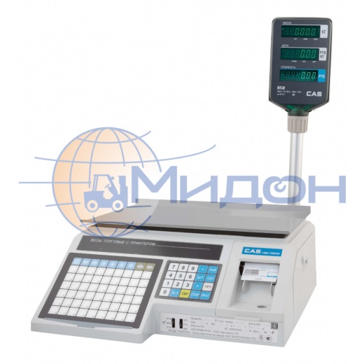 Весы торговые CAS LP-30R (1.6) с печатью этикеток