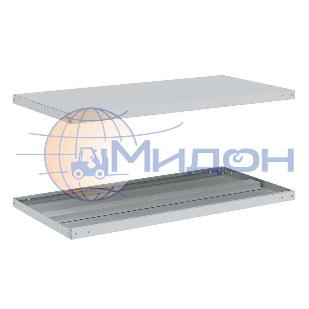 Полка для стеллажа Лайт ТСп сс 1200х400* 120 кг, вкл. комплект крепежа