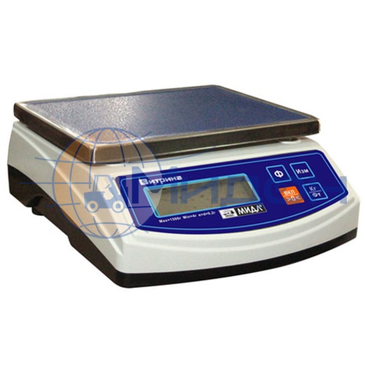 Весы порционные МИДЛ МТ 0,6 В1ЖА (0,1/0,2; 185x140) «Витрина-6а»