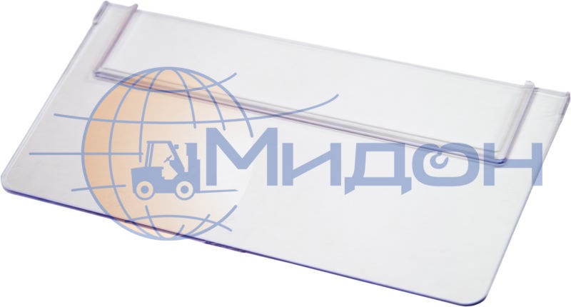 Перегородка 6000-1 по ширине для ящика пластикового 6002-6004, прозрачная, сплошная х 185 х 100