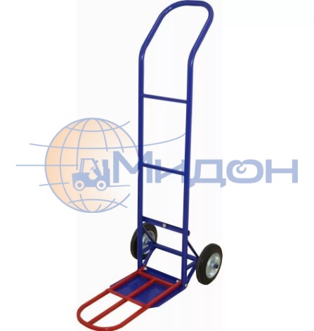 Тележка двухколёсная КГ 150 П (150кг) с откидной полкой (без колёс)