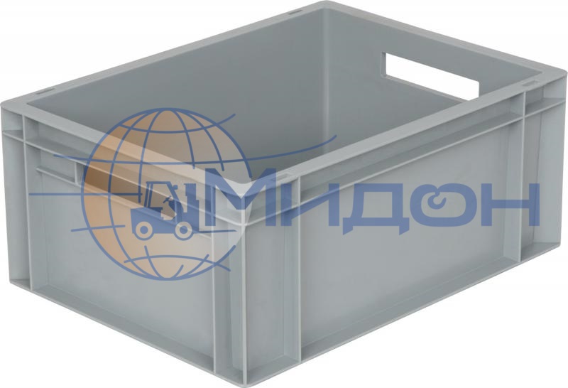 Ящик пластиковый 804 универсальный, сплошной, гладкое дно 400 х 300 х 175