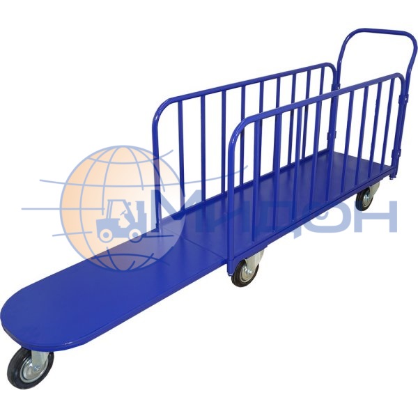 Тележка для длинномерных грузов ДЛ ( 450х1300 ) (колёса ф125: стандартные, Китай)