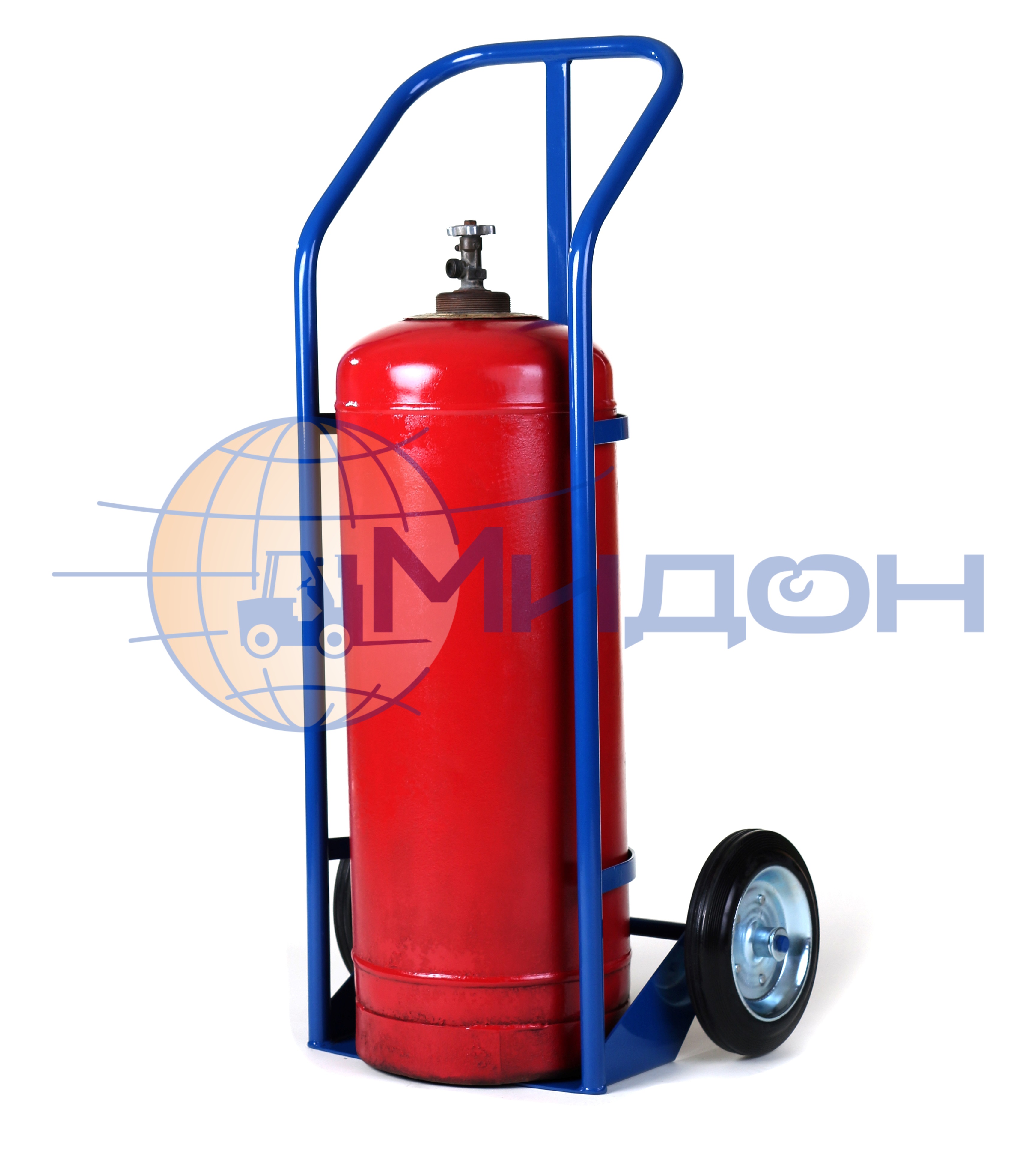 Тележка двухколесная ДБП-1 для пропанового баллона с надувными колёсами ф250мм