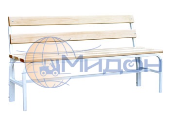 Скамья гардеробная со спинкой (1500х500х850)