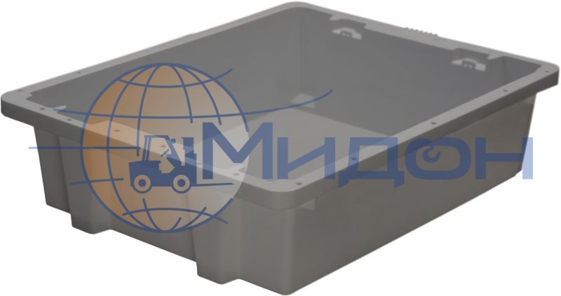 Ящик пластиковый B-3527 универсальный, конусный, сплошной 275 х 355 х 90