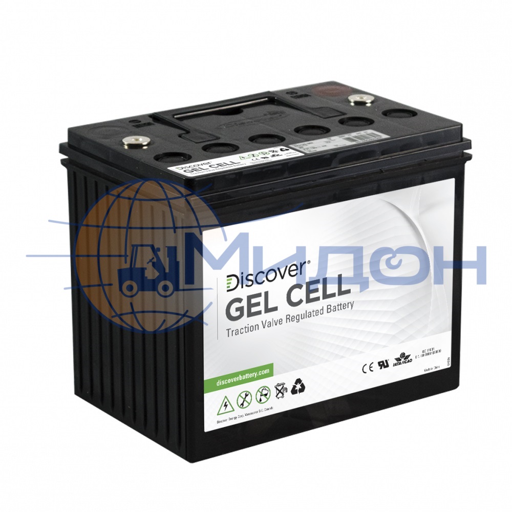 Аккумуляторная батарея полутяговая (АКБ) Discover EV512G-103 ( 327 х 180 х 266 ) 12 V 103/115 Ач необслуживаемая