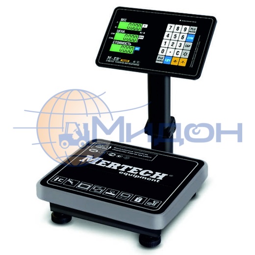 Весы товарные платформенные M-ER 333ACPU-32.10 "TRADER", LCD